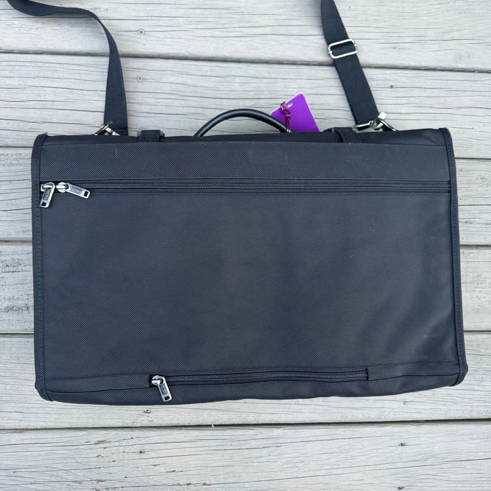 Tumi Tri-Fold Carry-On Garment Travel Bag in black